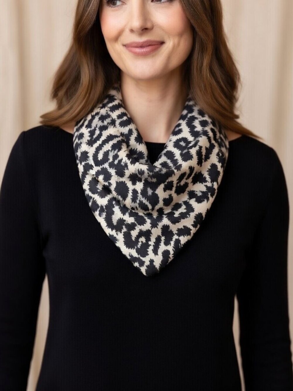 Animal Print Neck Scarf